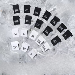 Etichette di alta qualità in tessuto personalizzato etichette per collo di alta qualità per t-shirt di moda di lusso capi di cotone materiale con <span class=keywords><strong>Logo</strong></span> personalizzato - Product Image 6
