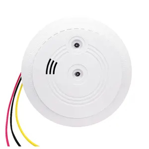 220V AC Hardwired Interconnect Standalone Smoke Detector Alarm with backup Battery