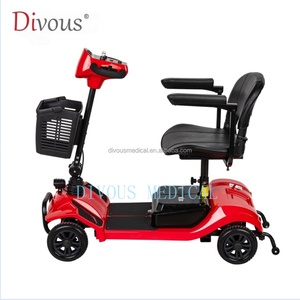 Scooter Eléctrico Plegable de 4 Ruedas para Personas Mayores y Discapacitadas, Motocicletas Pequeñas - Product Image 5