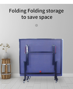 Mesa <span class=keywords><strong>de</strong></span> <span class=keywords><strong>Ping</strong></span>-<span class=keywords><strong>Pong</strong></span> Plegable Personalizada para Interiores, Tablero Moderno con Patas Plegables para Entretenimiento al Aire Libre - Product Image 3