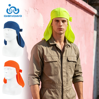 Casquette Bandana Pirate Unisexe à Queue Longue Personnalisable avec Logo, Séchage Rapide, Respirante, en Maille, Résistante à la Transpiration, pour Cyclisme, Sous-casque, Bandeau