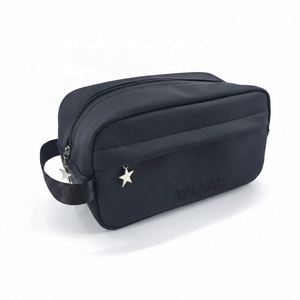 2026 New <b>Waterproof</b> Men's Travel <b>Bag</b> <b>Toiletry</b> <b>Bag</b> Soft Handle Water Resistant Zipper Closure PU Material Candy Custom Logo - Product Image 4