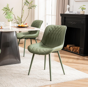 Silla <span class=keywords><strong>de</strong></span> Comedor <span class=keywords><strong>de</strong></span> Tela <span class=keywords><strong>de</strong></span> Lujo Ligero, Moderna, con Asiento Acolchado Suave y Patas <span class=keywords><strong>de</strong></span> Metal, <span class=keywords><strong>para</strong></span> <span class=keywords><strong>Cocina</strong></span> - Product Image 3