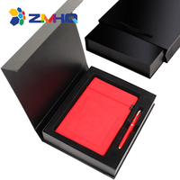 Carnet A5 promotionnel de luxe d'entreprise avec stylo bloc-notes de travail de bureau d'affaires journal intime fournitures scolaires coffret cadeau ensemble de journaux