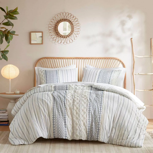 Ensemble de couette 3 pièces ensemble de taies d'oreiller brodées en <span class=keywords><strong>boule</strong></span> 3D ensemble de housses de couette tuftées taies d'oreiller - Product Image 1