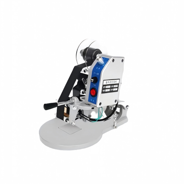 Desktop Semi Automatic Expiry Date Batch Number Ribbon Coding Printer for Label Bottle Pouch Box