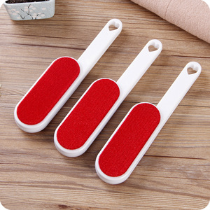 Lint Roller With Handle Red Sticky Surface For Clothes Pet Bed Dry Cleaning Reusable Plastic Brush - Product Image 1
