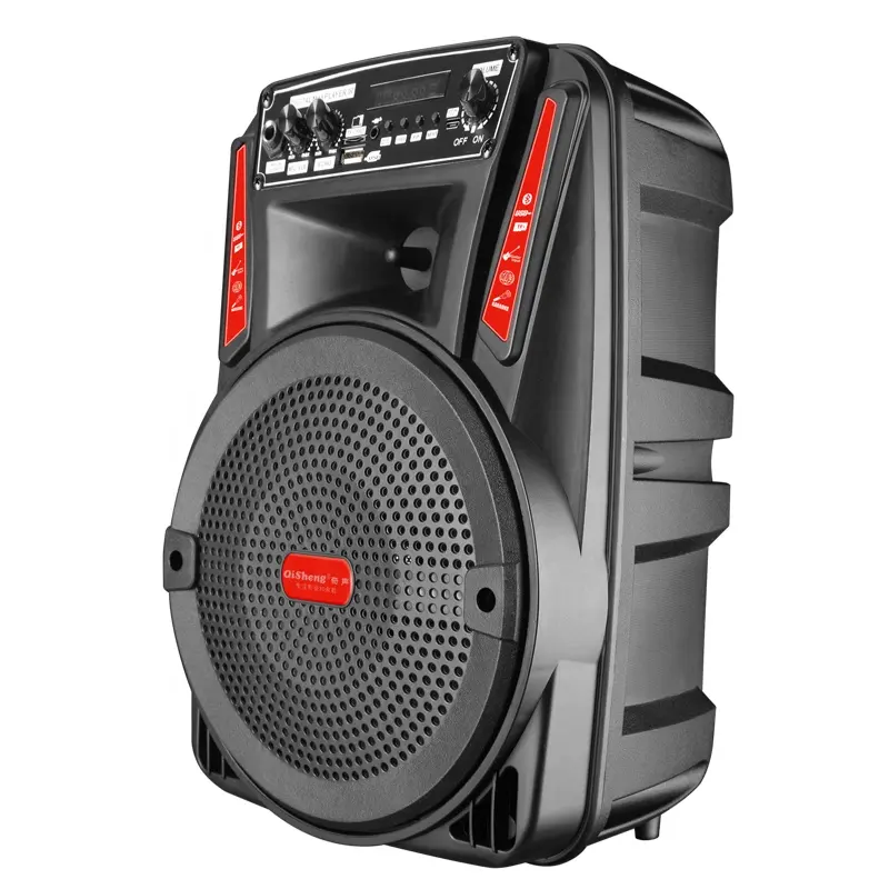 Daya Puncak 500W Powered Single 8 Inch Hi Fi Subwoofer Suara Sistem Profesional Audio Speaker Peralatan