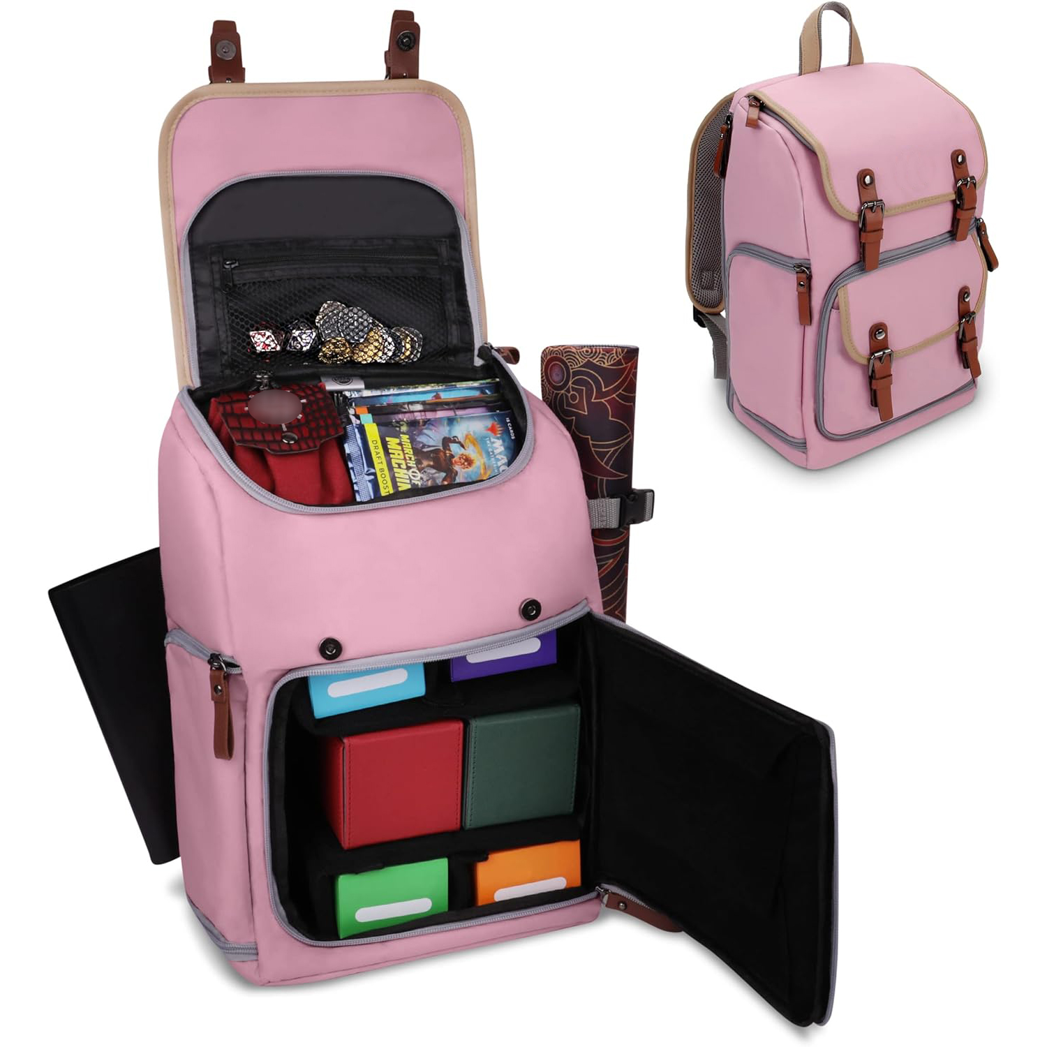 Mtg Deck Bag with Card Binder Space - Eco-Friendly Storage