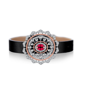 Ruizuan 2 Carat Trâm Đồng Hồ Mặt Dây Chuyền Phòng Thí Nghiệm Tạo Ra Đồ Trang Sức 925 Bạc <span class=keywords><strong>Opal</strong></span> Đồ Trang Sức Phòng Thí Nghiệm Lớn <span class=keywords><strong>Ruby</strong></span> Mặt Dây Chuyền - Product Image 1