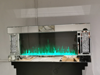 Coolbang nouveau design coloré diamant écrasé miroir cheminée murale