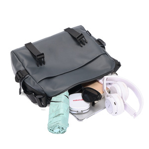OEM Wholesale Customized Large Capacity Men's Casual Simple Crossbody <b>Bag</b> Large Waist Pack Outdoor Shoulder <b>Bag</b> - Product Image 5