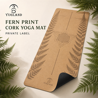 Matras Yoga Cork Institusional Yugaland Anti Selip Alas Karet Alami untuk Importir Grosir