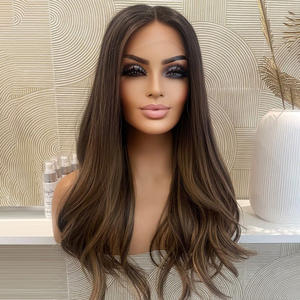 健康的な甘美なナチュラルブロンド生バージン品質ヨーロッパの人間の髪の毛Hd目に見えないレースウィッグと漂白ノット - Product Image 5