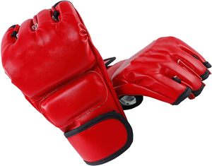 ถุงมือต่อสู้แบบครึ่งนิ้ว CZFIT ผลิตจากโรงงาน สำหรับ UFC แบบหนาพิเศษ สำหรับผู้ใหญ่ ใช้สำหรับกีฬาต่อสู้ มวยไทย ฝึกซ้อม - Product Image 4