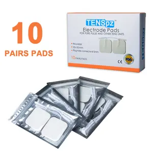 Almohadillas médicas autoadhesivas de Gel TENS para aliviar el dolor muscular, terapia de masaje corporal, accesorios para máquinas TENS/EMS, almohadillas de electrodos