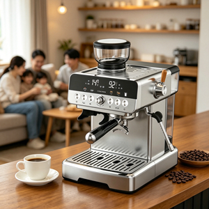 เครื่องชงกาแฟอัตโนมัติแบบสัมผัสหน้าจออเนกประสงค์ พร้อมฟังก์ชั่นบดเมล็ดกาแฟ เครื่องชงกาแฟเอสเพรสโซ 20 บาร์ - Product Image 2