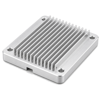Placa de disipación de calor de aluminio 6063 para fresado CNC de 4 ejes, para automatización industrial, piezas de aluminio CNC personalizadas en serie