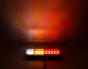 12 v 24 v טריילר זנב אור 20 LED אדום לבן צהוב משאית אורות
