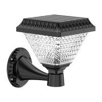 Lampe solaire de jardin 2026 avec design à lignes verticales, lampe d'architecture moderne, différentes options