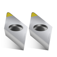 Inserts d'outils de tournage monocristallins Hot Sele MCD Diamond VCGW VCGT pour acrylique Cooper aluminium