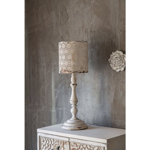 Minhui Shops and Homes decora mesas y paredes con candelabros <span class=keywords><strong>de</strong></span> metal blanco antiguo. - Product Image 1