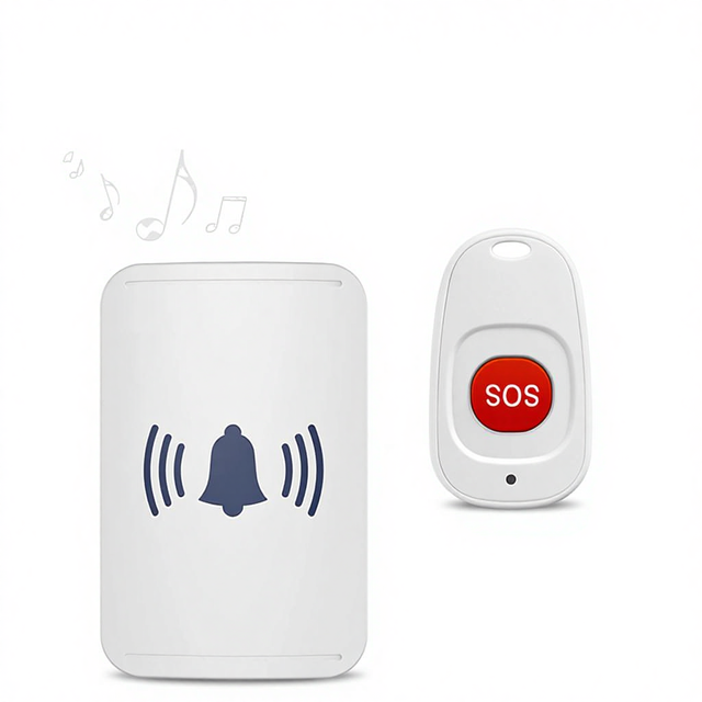 YDD Tuya Alexa Google Home Smart Life App Instant SOS Alert Notification for Elderly Emergency Calling WiFi Wireless Doorbell