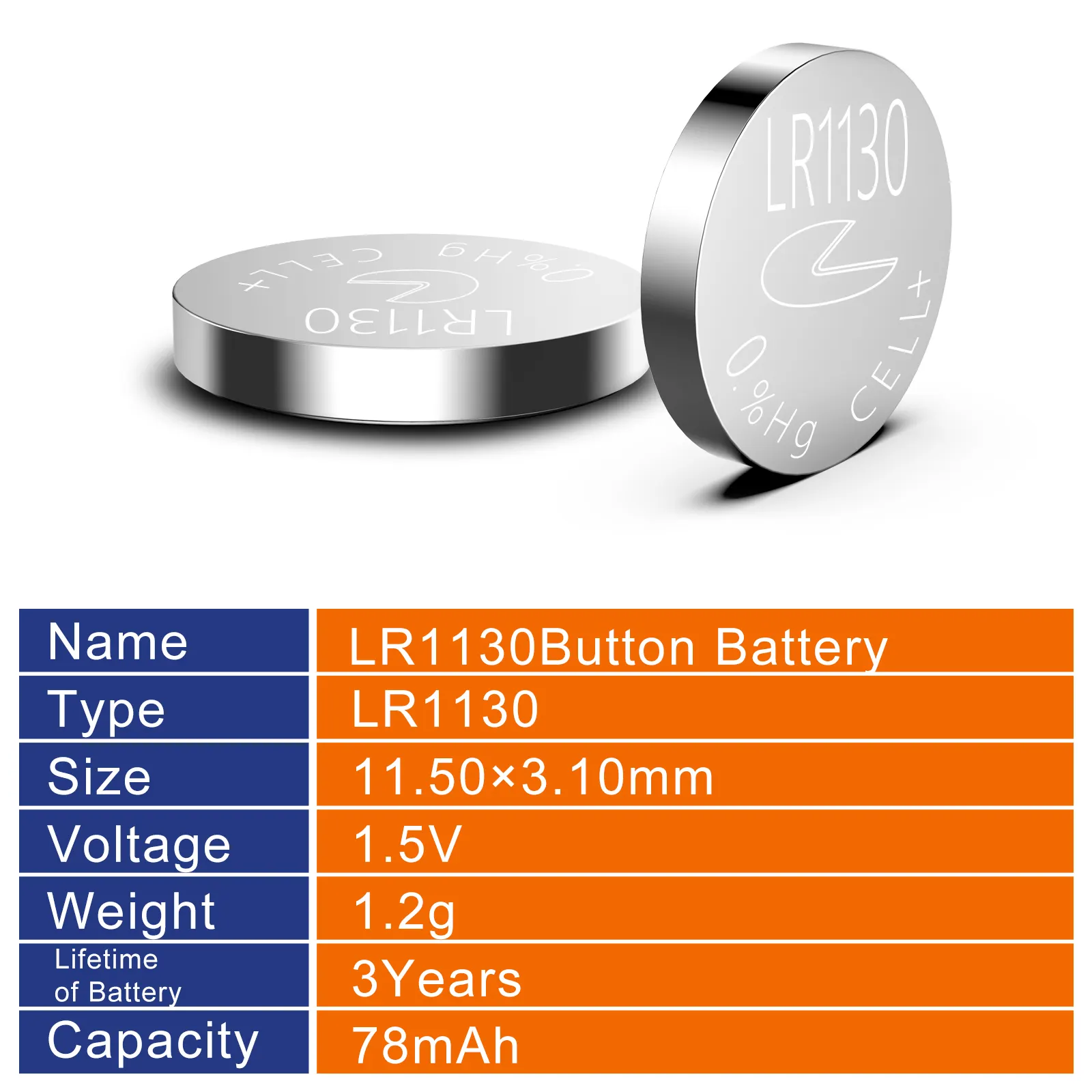 Высококачественная цинковая воздушная батарея 1,4 В напряжение AG10 LR1130 Щелочная Кнопочная батарея bateria lr1130 ag10 батарея lr1130