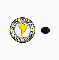 Broche décorative de haute qualité émaillée, Canada, Amérique du Sud, Colisée romain, Chat noir égyptien, Badge commémoratif
