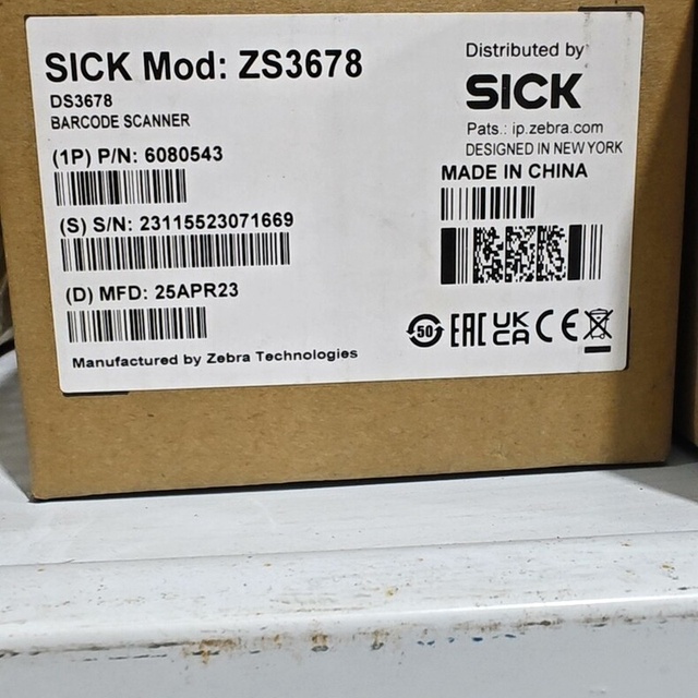 ZS3678 Barcode Scanner PLC