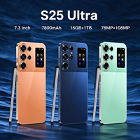 Großhandel S25 Ultra 16G+1TB Android 15 5G Smartphone 7,3 Zoll 108MP KI-Kamera Globale Version 2026 Direktlieferung ab Werk