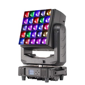 Zoom de matriz de 25x40W y cabezal móvil estroboscópico Zoom de lavado Punto de haz Cabeza móvil Luz de escenario Boda Concierto Ópera Profesional - Product Image 2