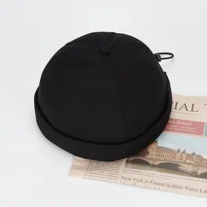 Cappello a tesa larga nero personalizzato per uomo e donna