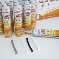 Colle liquide pour panneaux muraux, adhésif de construction sans clou pour fixation d'autocollants muraux décoratifs, adhésifs et produits d'étanchéité