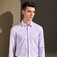 Camisa Elástica para Hombre, Camisa de Manga Larga, Estilo Coreano, Elegante, Delgada, Casual, Sin Plancha