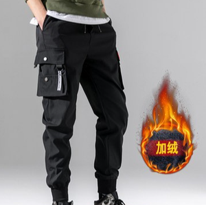 Vente en gros de nouvelles tendances d'été pantalons pour hommes en fibre de polyester multi-poches personnalisés de grande taille pantalons cargo décontractés - Product Image 5