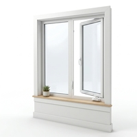 Fenêtres à battants en PVC P85 pour villas et hôtels - Design moderne, insonorisées, certifiées Energy Star