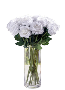 Roses artificielles en velours en gros, en vrac, rouges, blanches, bleues, roses, noires, violettes, fleurs décoratives personnalisées - Product Image 4