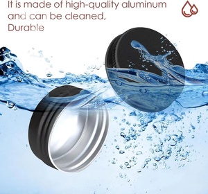 Cấp Thực Phẩm Nhôm <span class=keywords><strong>Tin</strong></span> Container <span class=keywords><strong>100</strong></span> <span class=keywords><strong>Ml</strong></span> Màu Đen Mờ Tùy Chỉnh Kim Loại Hộp Nến <span class=keywords><strong>Tin</strong></span> Có Nắp Đậy - Product Image 2