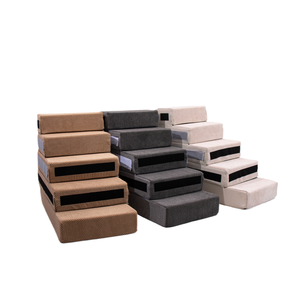 Groothandel Hond Hond Trap Zachte Stof Multifunctionele Trap Stabiele Antislip Bodem Hond Kat Steppen - Product Image 2