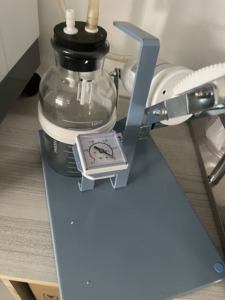 Aspirateur manuel à aspiration |   Dispositif médical de classe I, récipient de collecte de 1000 ml pour liquide chirurgical, purulences, mucosités, élimination du sang - Product Image 3