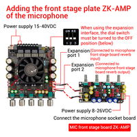 WUZHI AUDIO APTX2 Qualcomm Power Speaker Amplifier Module Board 2.1 Channel 200W + 200W + 400W Chip TPA3223 Sound Module
