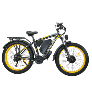 มอเตอร์ 52V <span class=keywords><strong>3000W</strong></span> พีคพาวเวอร์ 30Ah มอเตอร์คู่ จักรยานไฟฟ้า ความเร็วสูงสุด 45 ไมล์ต่อชั่วโมง ยางขนาด 26"*4.0"  จักรยานไฟฟ้า 21 สปีด สำหรับผู้ใหญ่ ระบบกันสะเทือนหน้า  นำเข้าจากสหรัฐอเมริกา - Product Image 4