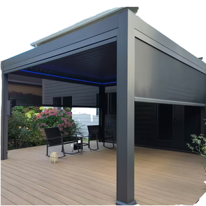 Fabricant de gazebos en aluminium fournissant des pavillons extérieurs personnalisés pour les projets de construction de jardins, de patios, de parcs et de paysagisme - Product Image 2