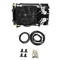 Kit de climatisation automobile 12V/24V AC pour voiture, camping-car, caravane, camion et fourgonnette - 9600 BTU R134A 2800W, zone de refroidissement de 20 m²
