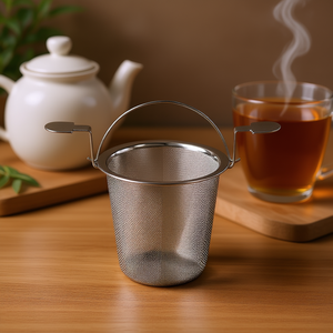 <b>Tea</b> Filter Stainless Steel 6.5cm 7.5cm Professional Grade Mesh Strainer For Loose Leaf <b>Tea</b> Brewing - Product Image 3