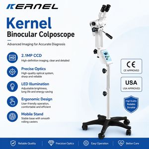 Colposcopio Binocular con Certificación CE KN-2200BI HD 2.1MP, Colposcopía Óptica para Examen Ginecológico con Filtro de Luz Verde - Product Image 1