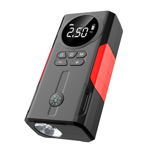 Профессиональное портативное пусковое устройство 2000А с функцией подкачки шин, 6-в-1: пусковой аккумулятор для автомобиля, воздушный насос 150PSI - Product Image 4