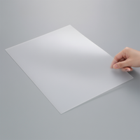 Plaque diffuseur de lumière PC à haute uniformité, panneau de diffusion anti-éblouissement pour boîte lumineuse publicitaire LED