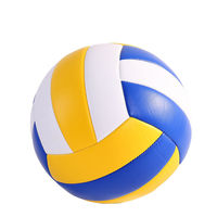 Ballon de volley-ball en PVC pour élèves du primaire et du collège, coutures mécaniques, durable, toucher doux, tailles 4/5/7, pour enfants et jeunes, intérieur/extérieur